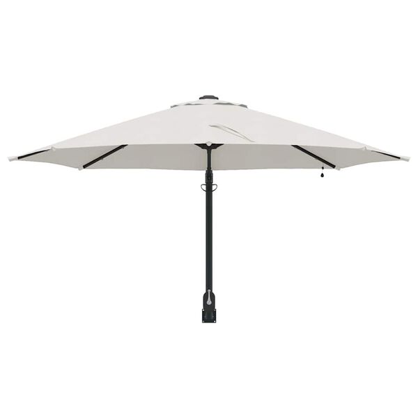 vidaXL Garden Parasol Sand 248 x 248 x 148 cm Polyester and Steel