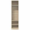 vidaXL Wardrobe Sonoma Oak 50x50x200 cm Engineered Wood