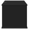 vidaXL Cat House Black 85 x 55 x 50 cm Engineered Wood