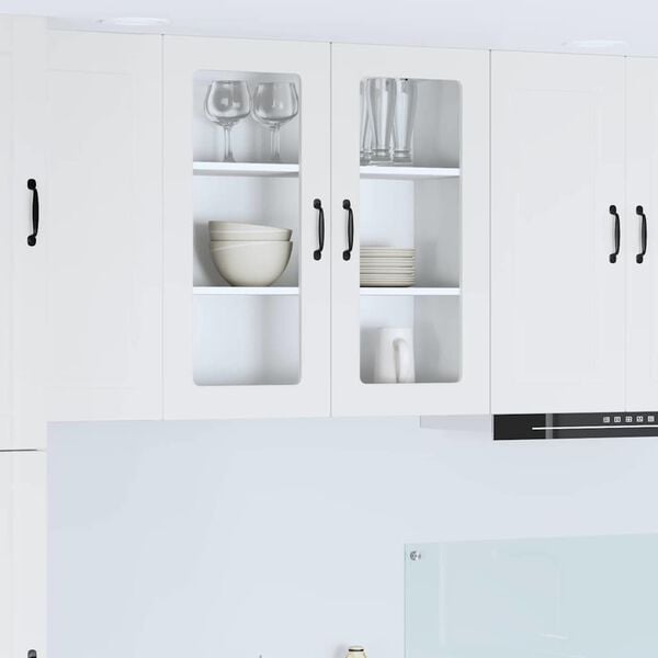 vidaXL Kitchen Cabinet with Door White 80 x 31 x 80 cm Engineered Wood