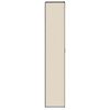 vidaXL Shoe Cabinet Cream 60x30x166 cm Fabric