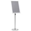 vidaXL A3 Pedestal Poster Stand Silver Aluminium Alloy