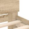vidaXL Bed Frame without Mattress Sonoma Oak 150x200 cm King Size
