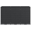 vidaXL Wheelie Bin Storage for 3 Bins Anthracite 204 x 77.5 x 121.5 cm