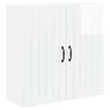 vidaXL Dishwasher Panel Lucca High Gloss White 80 x 31 x 80 cm