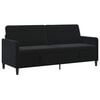 vidaXL Sofa With Storage Black 192 x 78 x 87 cm Polyester