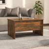 vidaXL Coffee Table Smoked Oak 80x50x42.5 cm Engineered Wood