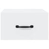 vidaXL Wall-mounted Bedside Cabinets 2 pcs White 35x35x20 cm