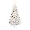 vidaXL Christmas Tree | White | PVC | Medium | Christmas Tree | Cone-shaped
