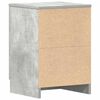 vidaXL Bedside Cabinet Concrete Grey 38x35x56 cm Engineered Wood