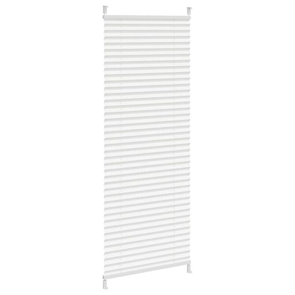 Plisse Blind 50x125cm White Pleated Blind