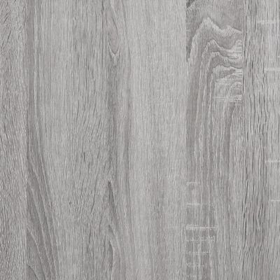 vidaXL Shoe Cabinet Grey Sonoma 100x42x60 cm Engineered Wood