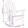vidaXL Garden Adirondack Chairs 2 pcs Brown 77 x 78 x 95 cm