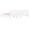 vidaXL Bed Frame without Mattress White 180x200 cm Super King