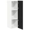 vidaXL Hanging Cabinet Black Oak 30 x 31 x 100 cm Engineered Wood