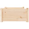 vidaXL Dog Bed 75.5x55.5x28 cm Solid Pine Wood