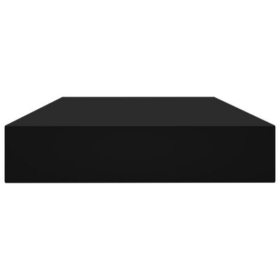 vidaXL Bookshelf Boards 4 pcs Black 100x10x1.5 cm Engineered Wood