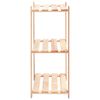 vidaXL 3-Tier Storage Racks 5 pcs 60x38x90 cm Solid Pinewood 150 kg