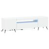 vidaXL LED TV Cabinet White Engineered Wood