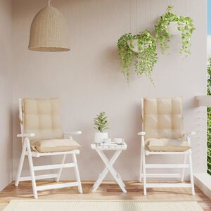 vidaXL Outdoor Cushion 2 pcs Beige 100 x 50 x 7 cm