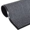 vidaXL PVC Door Mats 2 pcs Grey 90x60 cm