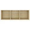 vidaXL TV Cabinets 2 pcs Sonoma Oak 107x35x37 cm Engineered Wood