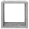 vidaXL Wall Cube Shelves 4 pcs Concrete Grey 26x15x26 cm