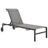 vidaXL Sun Loungers 2 pcs with Table Textilene and Steel