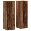 vidaXL Plant Stand 2 pcs Old Wood 25 x 25 x 80 cm Engineered Wood