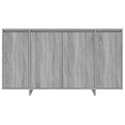 vidaXL Sideboard Grey Sonoma 135x41x75 cm Engineered Wood