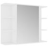 vidaXL Mirror Cabinet | White | Engineered wood, acrylic | Medium