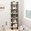 vidaXL Storage Shelf 60x30x210 cm Solid Wood Pine