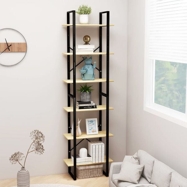 vidaXL Storage Shelf 60x30x210 cm Solid Wood Pine