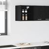 vidaXL Hanging Cabinet Black Oak 40 x 29.5 x 40 cm Engineered Wood