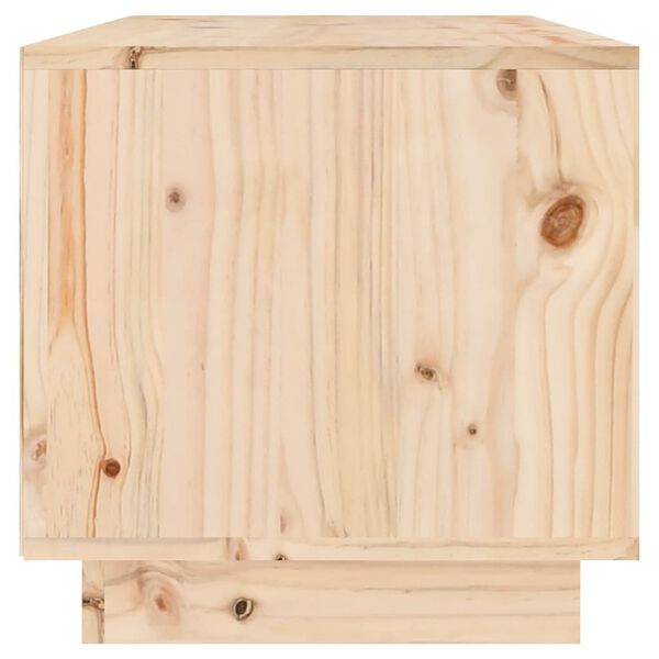 vidaXL TV Cabinet 60x35x35 cm Solid Wood Pine