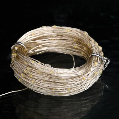 vidaXL LED String with 150 LEDs Warm White 15 m