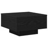 vidaXL Coffee Table Black Oak 55 x 55 x 31 cm