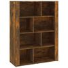 vidaXL Sideboard Smoked Oak 80x30x106 cm Engineered Wood