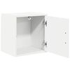vidaXL Garage Wall Cabinet White Engineered Wood