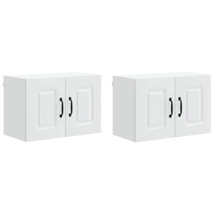 vidaXL Dishwasher Panel Kalmar 2 pcs White 60 x 31 x 40 cm