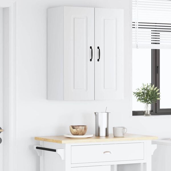 vidaXL Kitchen Cabinet Kalmar White 60 x 31 x 80 cm Engineered Wood