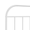 vidaXL Metal Headboard White 90 cm