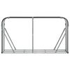 vidaXL Log Holder Anthracite 180x45x100 cm Galvanised Steel