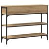 vidaXL Console Table Artisan Oak 100 x 25 x 75 cm Engineered Wood