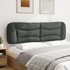 vidaXL Headboard Cushion "Hvar" Dark Grey 180 cm Fabric