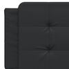 vidaXL Headboard Cushion "Zadar" Black 152 cm Queen Faux Leather
