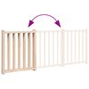 vidaXL Dog Gate Foldable 3 Panels 150 cm Solid Wood Fir