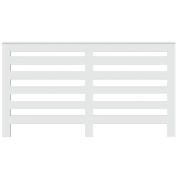 vidaXL Radiator Cover White 149x20x82 cm Engineered Wood