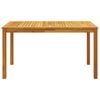 vidaXL 5 Piece Garden Dining Set 140x80x74 cm Solid Wood Acacia