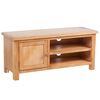 vidaXL TV Cabinet 103x36x46 cm Solid Oak Wood